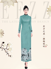 原創(chuàng)私人定制服裝旗袍設(shè)計(jì)稿986