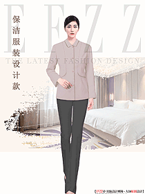 酒店餐飲清潔員工制服設(shè)計(jì)圖366
