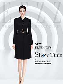 女性職業(yè)女裝黑色搭配秋季連衣裙