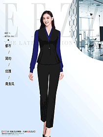 白領(lǐng)職場(chǎng)黑色長(zhǎng)款馬夾最佳搭配