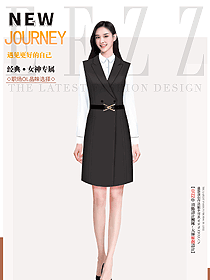 夏季時尚職業(yè)裝馬夾定制款原創(chuàng)圖