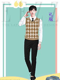 學(xué)校規(guī)定的統(tǒng)一樣式的學(xué)生服裝設(shè)計(jì)案例