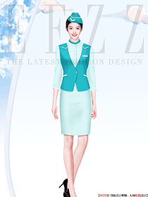 航空地勤工作人員馬夾工作服訂制案例