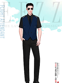 機(jī)場機(jī)關(guān)崗位人員職業(yè)裝原創(chuàng)定制設(shè)計(jì)圖