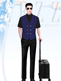 機長制服男女襯衫馬夾空少飛行員職業(yè)裝設(shè)計圖