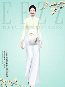 酒店工作服秋冬裝女飯店中餐廳火鍋店餐飲服務(wù)員服裝設(shè)計圖