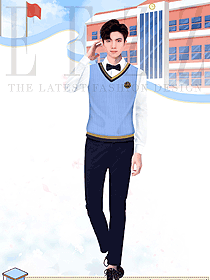 春秋冬裝學(xué)生班服套裝英倫學(xué)院風(fēng)背心三件套初中學(xué)生校服設(shè)計(jì)