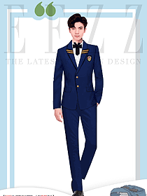 英倫學(xué)院風(fēng)班服秋季初中高中學(xué)生襯衫領(lǐng)帶制服設(shè)計運動會校服三件套