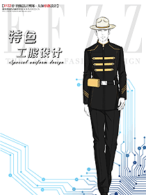 游樂園巡邏安保工作人員定制職業(yè)裝設(shè)計