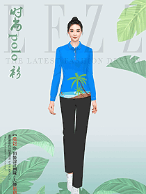 翻領(lǐng)polo衫職業(yè)裝定制印字logo企業(yè)公司團(tuán)體工服