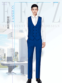 商務休閑職業(yè)正裝韓版職業(yè)裝馬夾設計案例