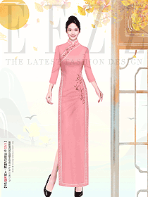 夏新款新中式國(guó)風(fēng)復(fù)古驚艷富貴旗袍女裝設(shè)計(jì)