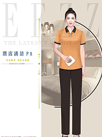 酒店保潔工作服短袖T恤工衣客房保潔員