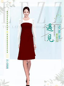 設(shè)計(jì)高級感拼接連衣裙夏季新款女裝高端職場女裙