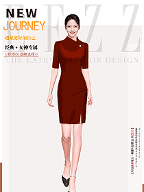 摩登女郎新款夏季氣質(zhì)OL通勤裝短袖修身顯瘦裙子