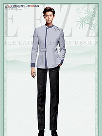 酒店男款春秋季餐飲服務(wù)員制服設(shè)計(jì)方案