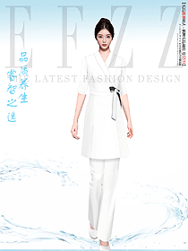 健康水療spa按摩工作人員制服定制設(shè)計(jì)效果圖