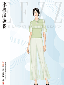 高端水療秋冬足浴技師工作服定制