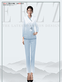 水療會(huì)所spa足浴技師工作服女長(zhǎng)袖設(shè)計(jì)圖