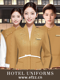 新中式簡約休閑風酒店員工服裝定制設(shè)計