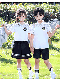 兒童運(yùn)動(dòng)會(huì)T恤服裝幼兒園園服純棉圖片