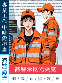 高警示多口袋防水反光工作夾克套裝工裝定制設(shè)計(jì)圖