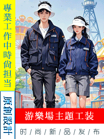 嘉年華主題游樂園服務(wù)工作人員制服手繪定制設(shè)計(jì)方案