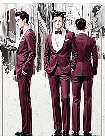 帥氣主持人舞臺(tái)演出服晚宴西服定制款設(shè)計(jì)圖