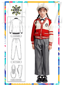 國際學(xué)校針織衫校服定制男女統(tǒng)一款方案