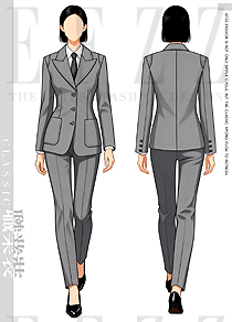 專(zhuān)屬你的職場(chǎng)風(fēng)格｜淺煙灰原創(chuàng)定制女式春秋西裝