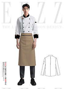 高端會所廚師服定制方案｜簡約利落版型