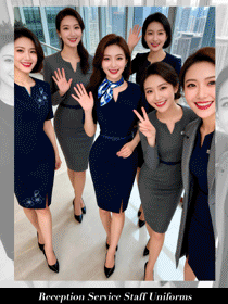 高端商務/會展博物館接待禮儀員工制服定制方案