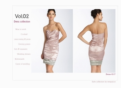 歐洲party小禮服畫冊vol.2,夜總會美女服裝畫冊