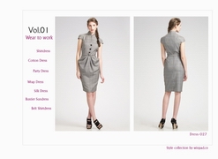 連衣裙書籍vol.01,連衣裙服裝畫冊(cè)