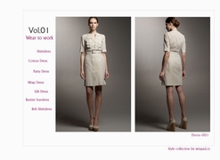 連衣裙書籍vol.01,連衣裙服裝畫冊(cè)