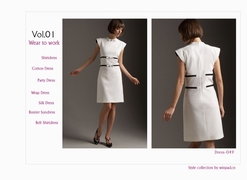 連衣裙書籍vol.01,連衣裙服裝畫冊(cè)