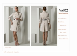 歐洲風(fēng)衣精典款式收藏vol.01，風(fēng)衣服裝畫冊(cè)