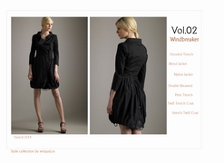 歐洲風(fēng)衣精典款式收藏vol.01，風(fēng)衣服裝畫冊(cè)