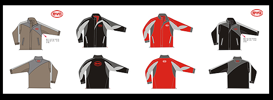 比亞迪通用風(fēng)衣設(shè)計(jì)