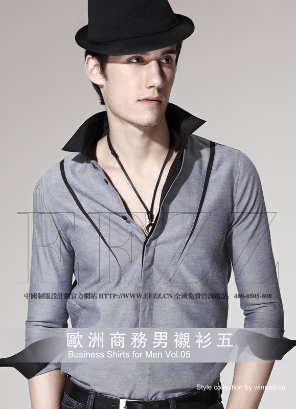 歐洲商務(wù)男襯衫vol.05職業(yè)裝畫冊內(nèi)頁1