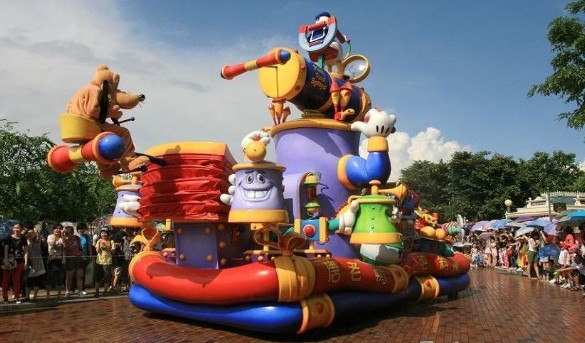 迪斯尼樂(lè)園圖片，迪斯尼員工工作制服