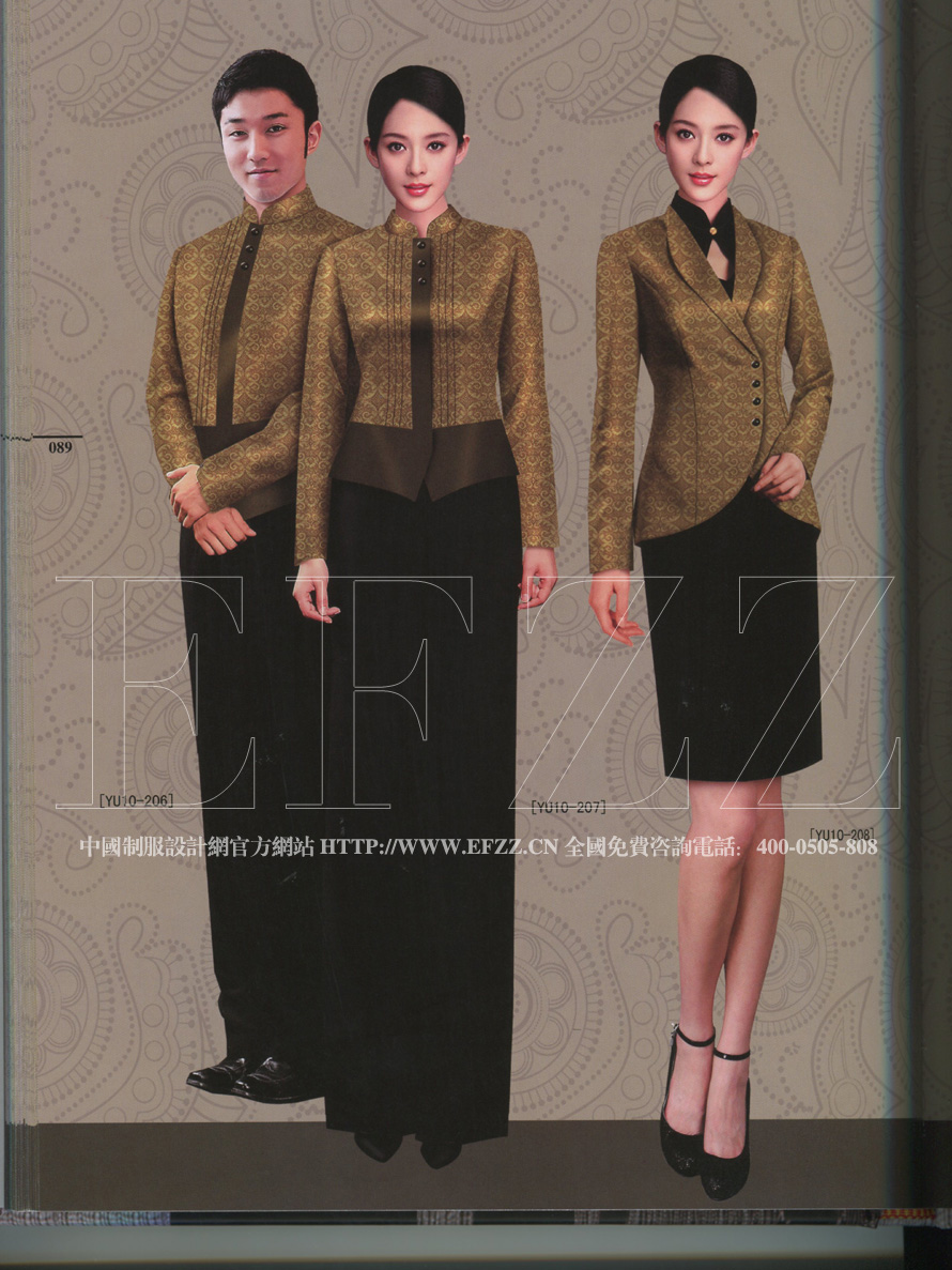 商務休閑酒店時尚制服意宇十，酒店制服設計書籍_中國制服設計網(wǎng)