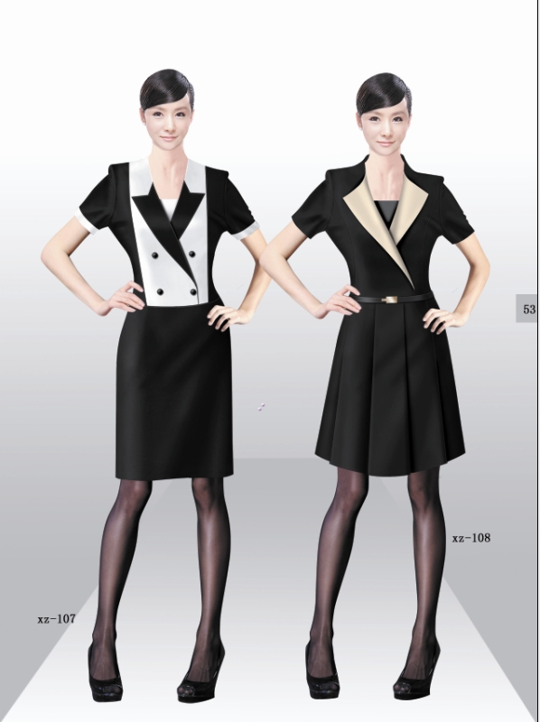 時尚職業(yè)裝書籍畫冊第二冊，職業(yè)裝書籍畫冊