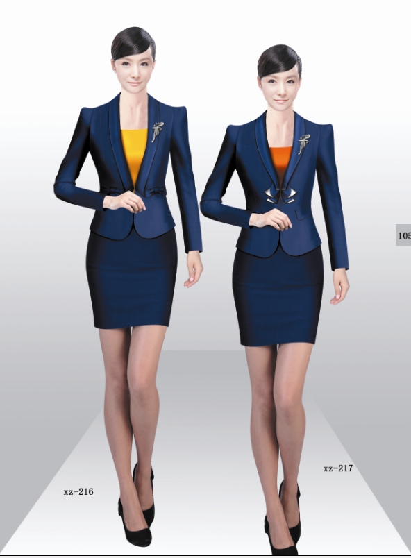 時尚職業(yè)裝書籍畫冊第二冊，職業(yè)裝書籍畫冊