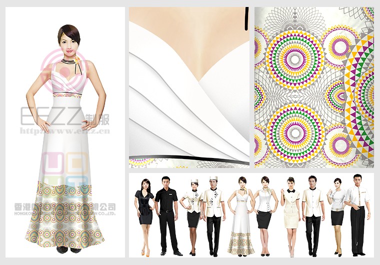 上海溫泉SPA會所服裝設計方案