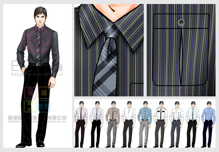 時(shí)尚商務(wù)襯衫圖片