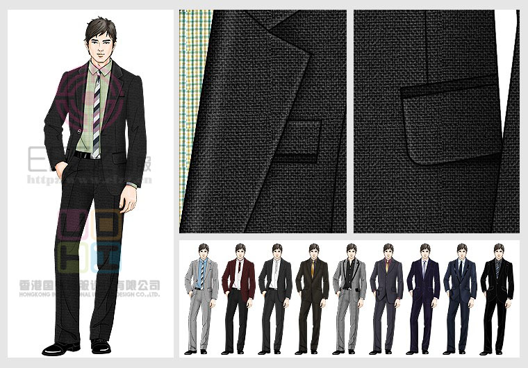 男裝時尚男士西服