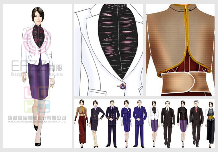 國際五星級(jí)大酒店制服圖片