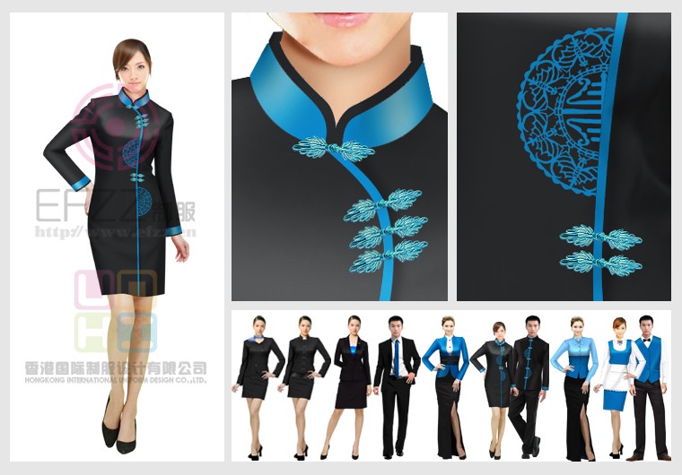 新款賓館酒店制服圖片