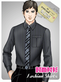 時(shí)尚商務(wù)襯衫圖片